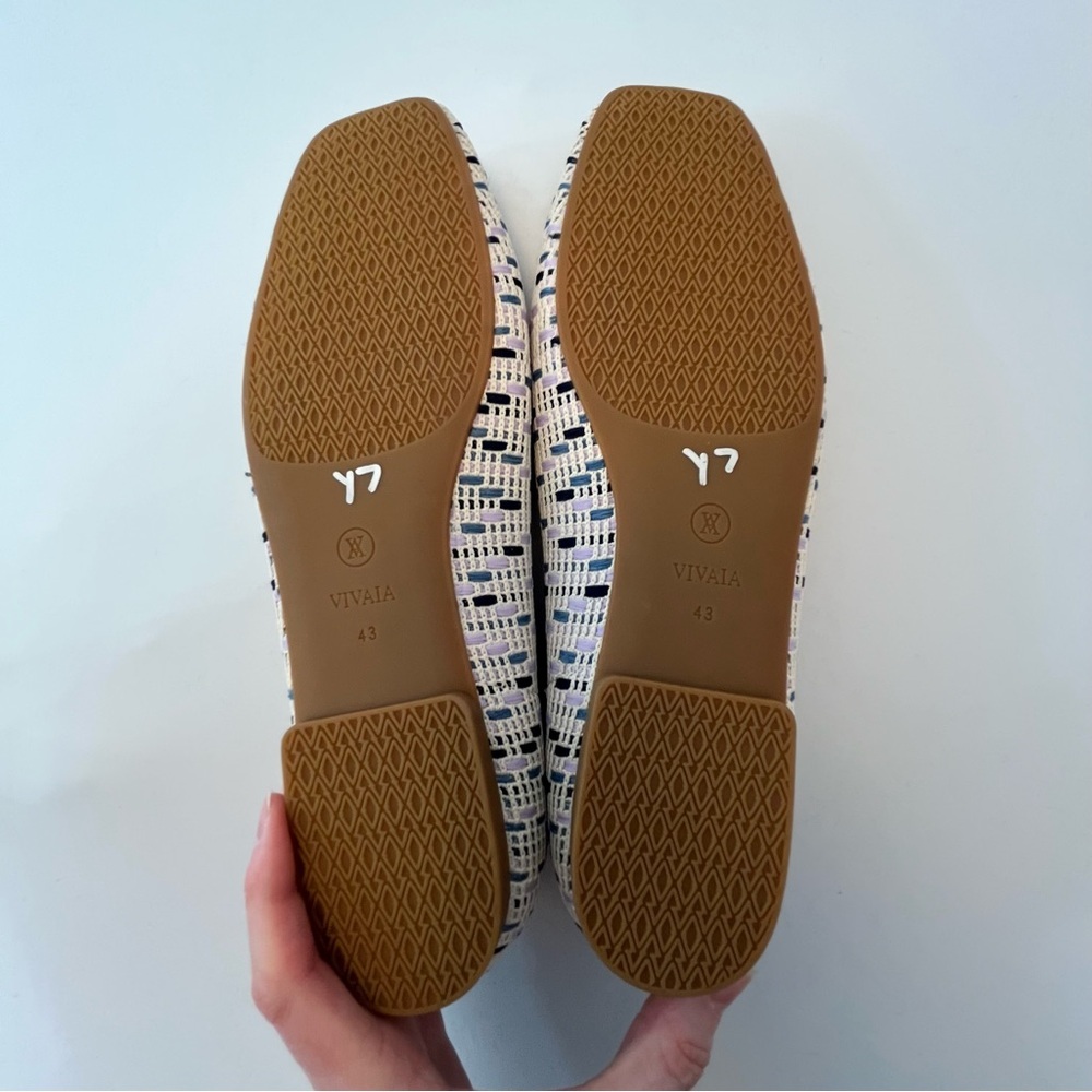 VIVAIA Women's Margot Patterned Flats Size 11 - Picture 5 of 6